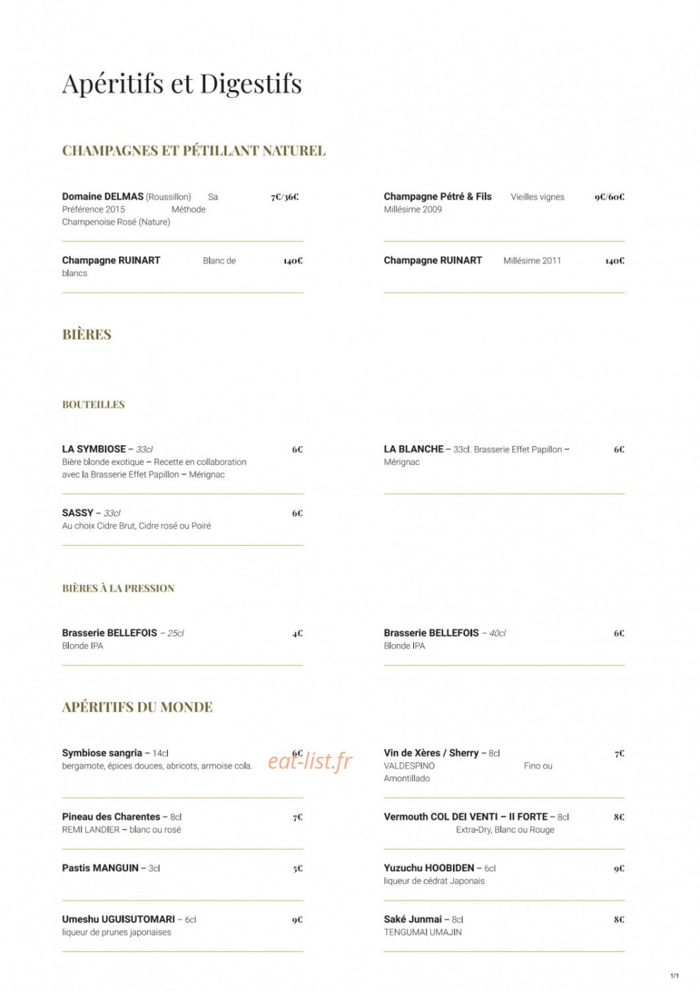Symbiose — carte page 2