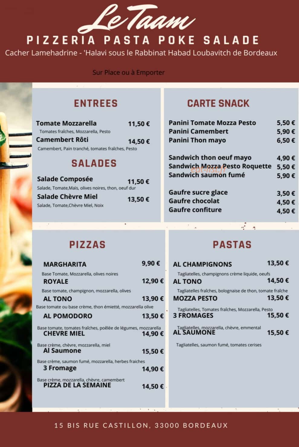 Tâam — carte page 1