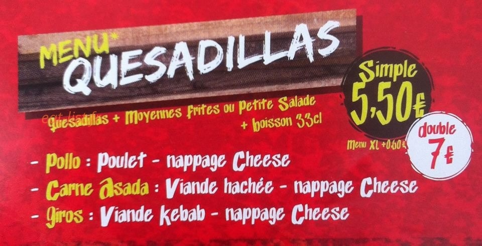 Taco Box — carte page 2