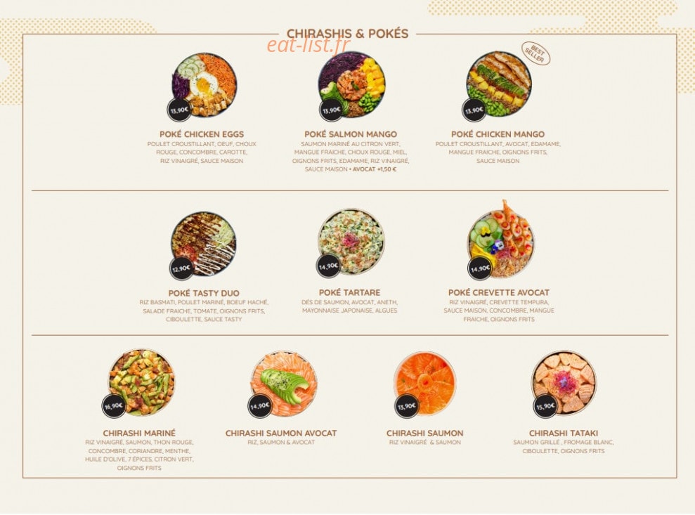 Tasty Rice — carte page 3