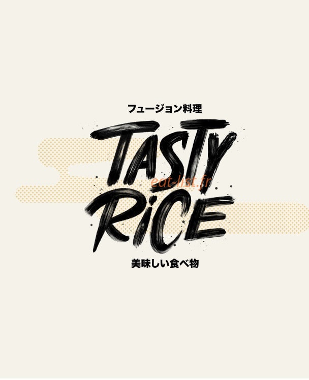 Tasty Rice — carte page 1