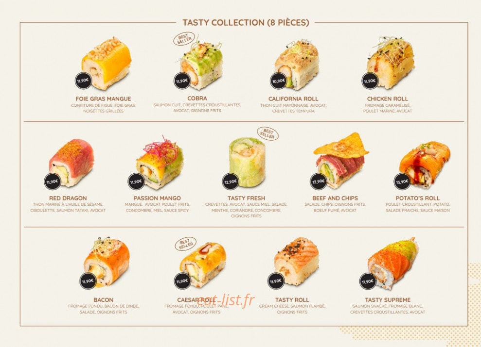Tasty Rice — carte page 6
