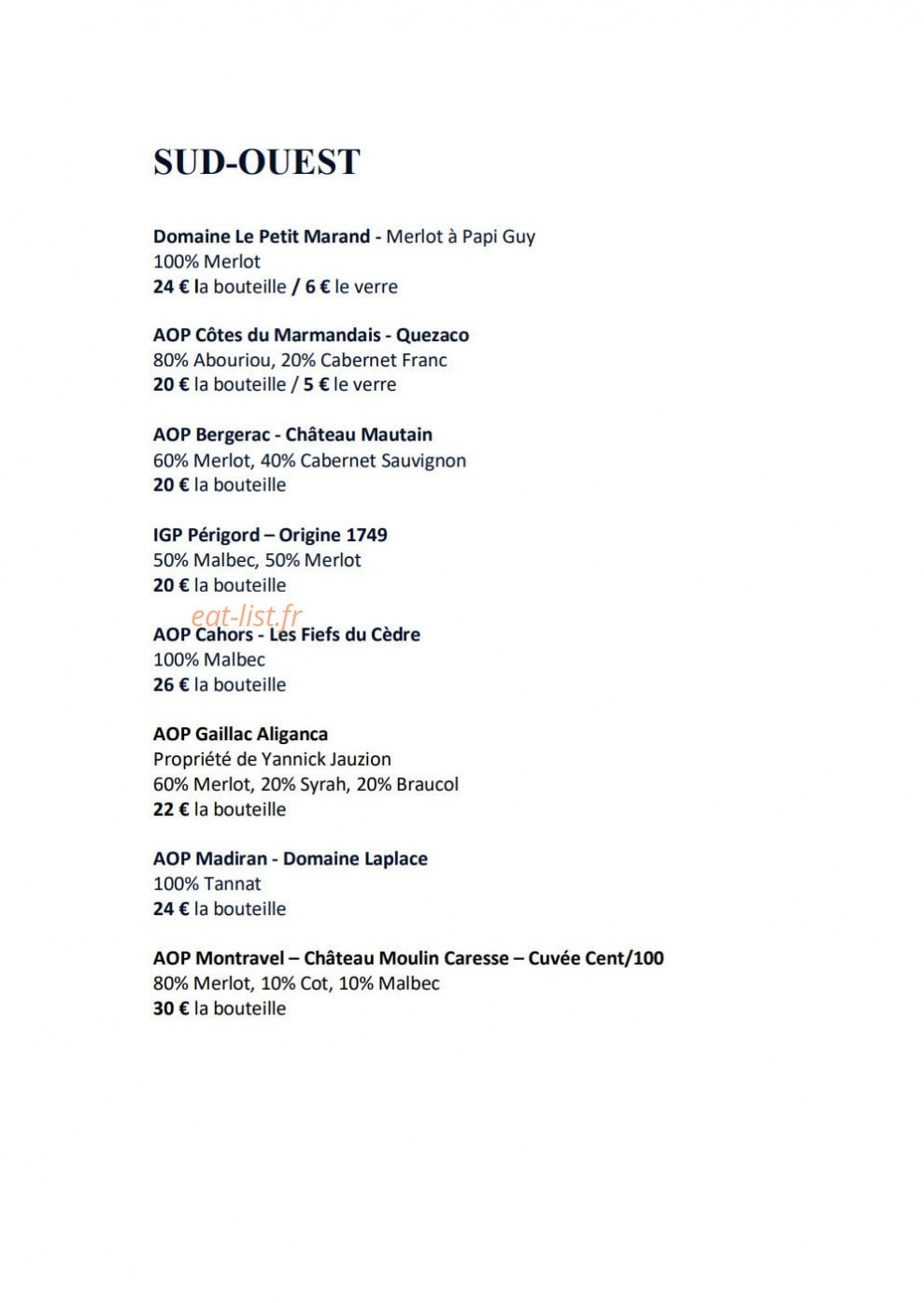 Temps à Nouveau — carte page 8