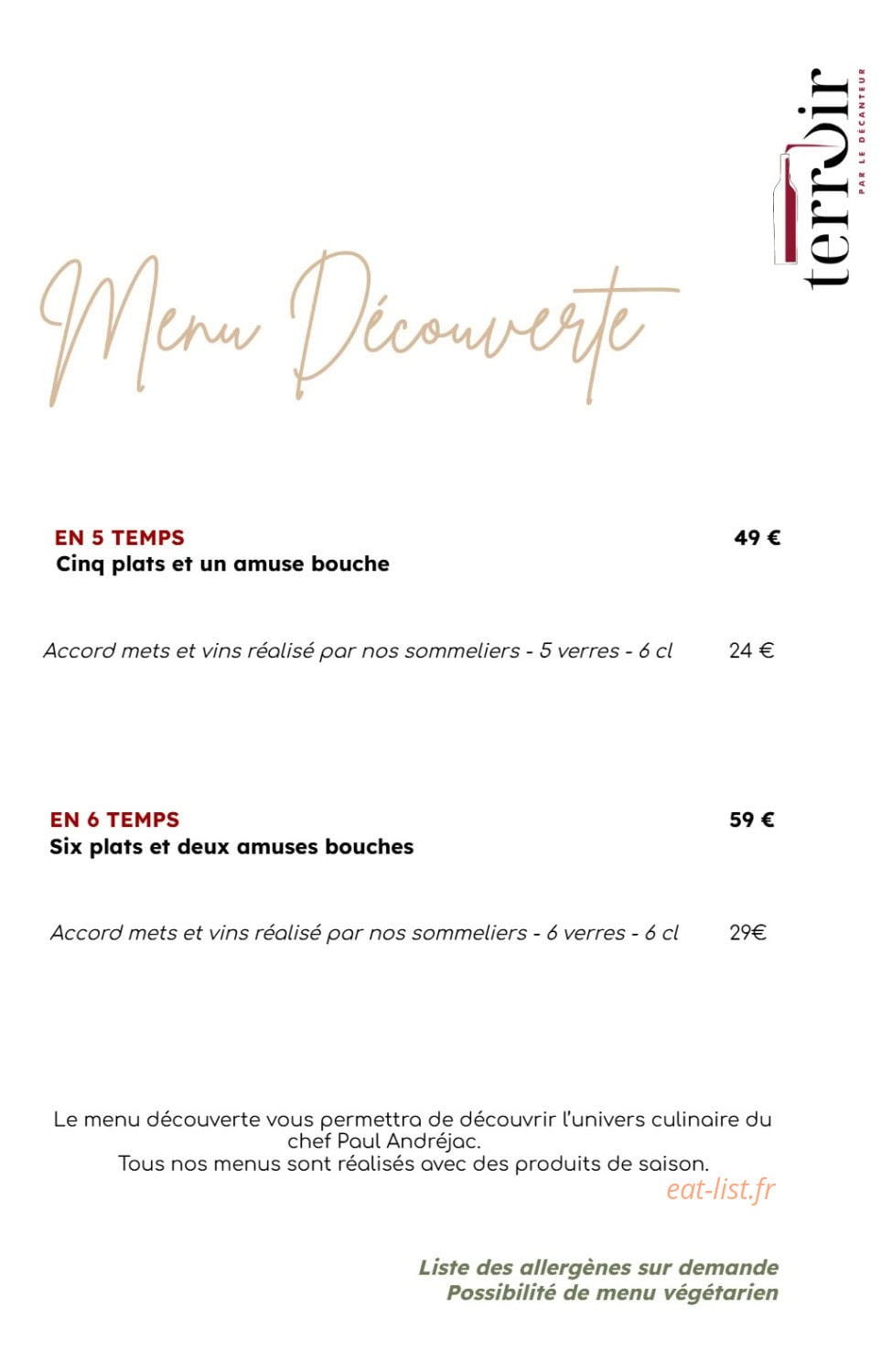 Terroir — carte page 3