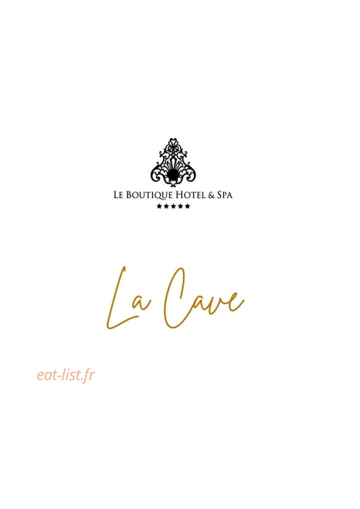 The Wine Bar — carte page 3