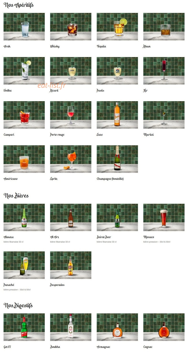 Too Pita — carte page 8