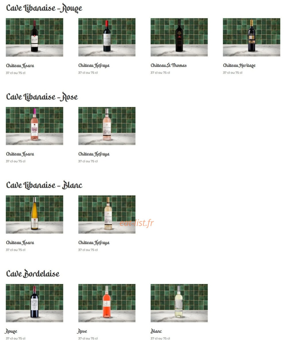 Too Pita — carte page 12