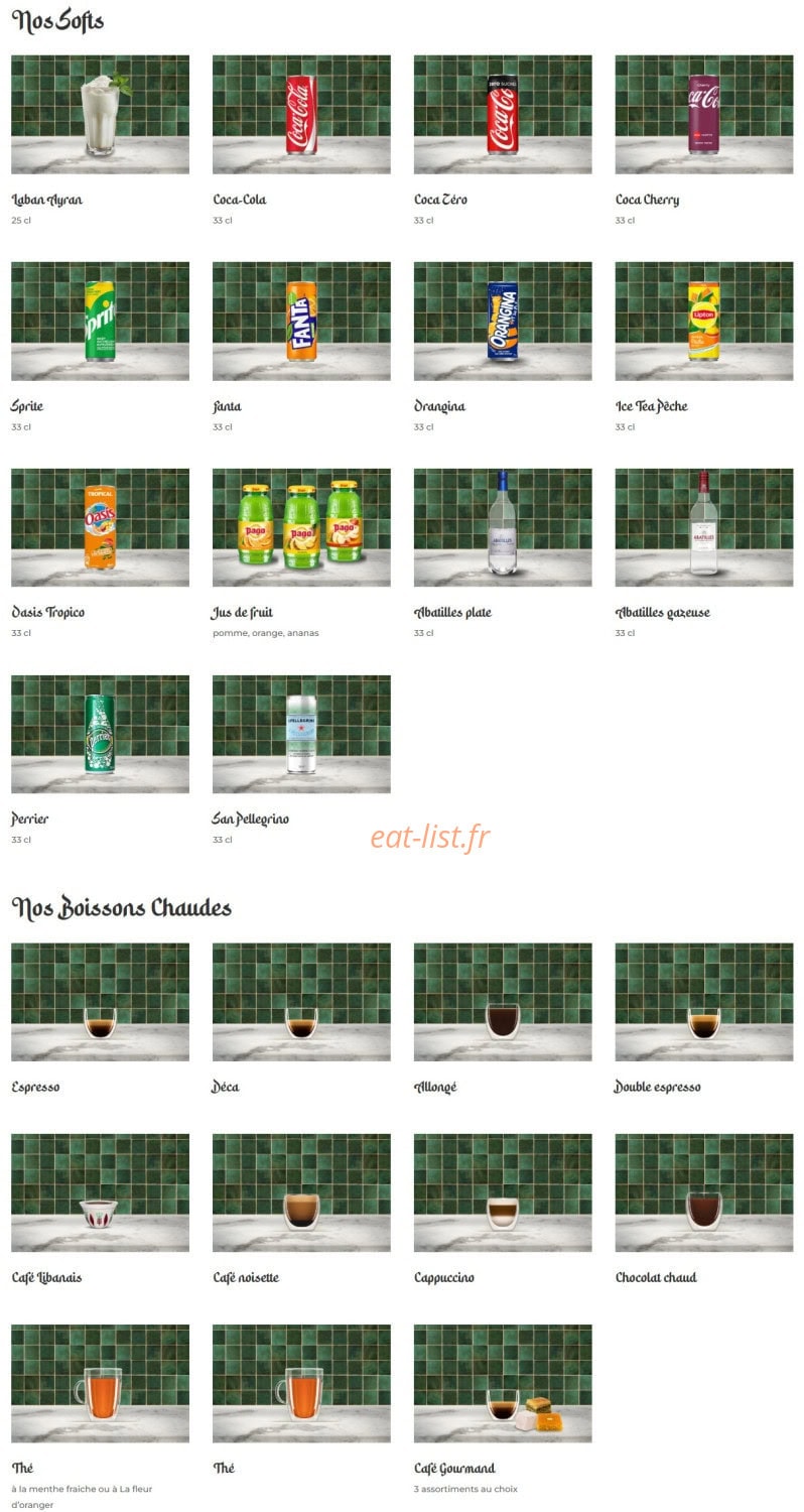 Too Pita — carte page 9