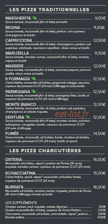 Trattoria Da Bartolo — carte page 5