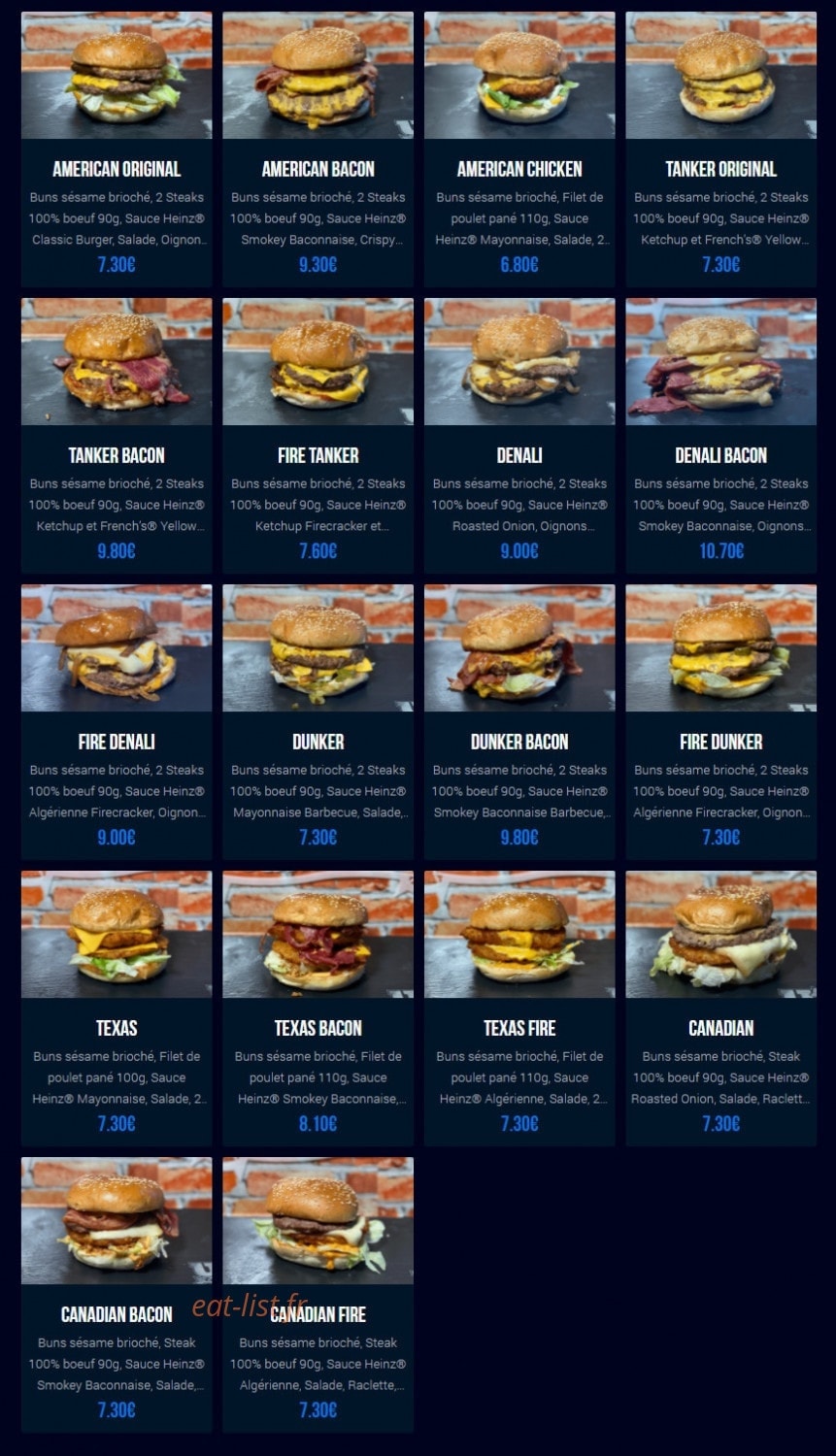 U's Canteen — carte page 2