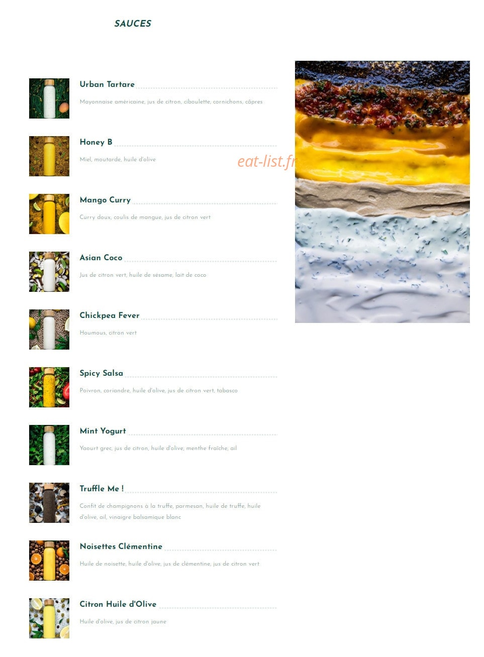 Urban Picnic — carte page 2