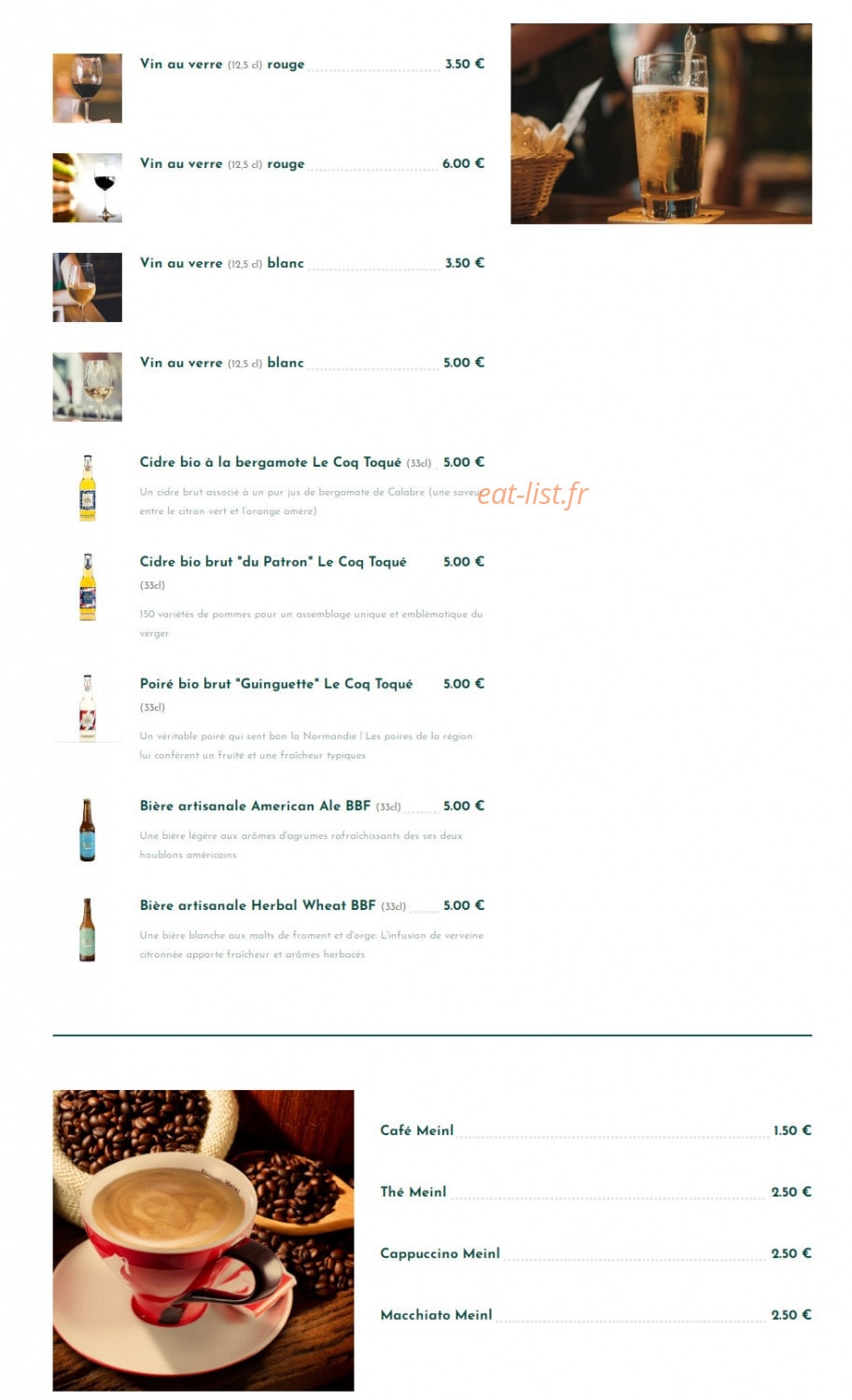 Urban Picnic — carte page 7