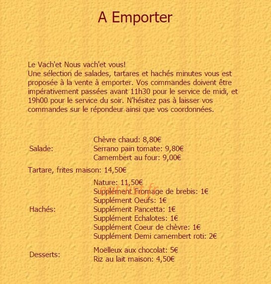 Vach'et Nous — carte page 5
