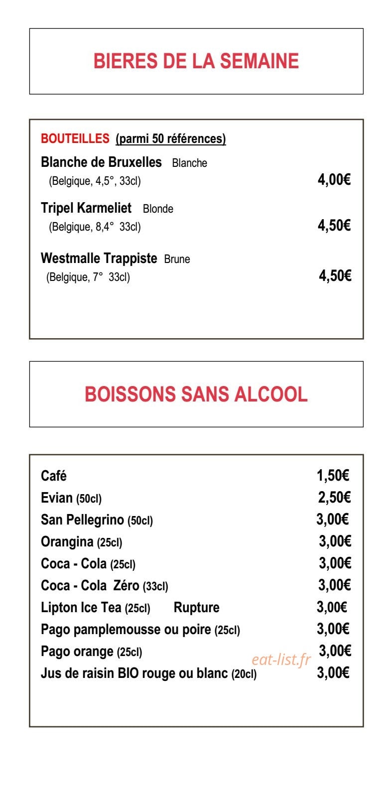 Wine more time — carte page 5