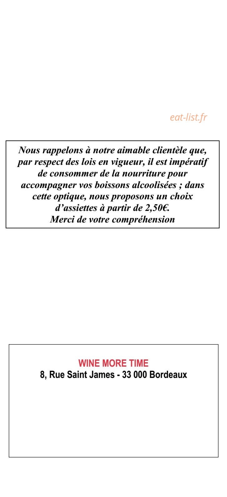 Wine more time — carte page 6