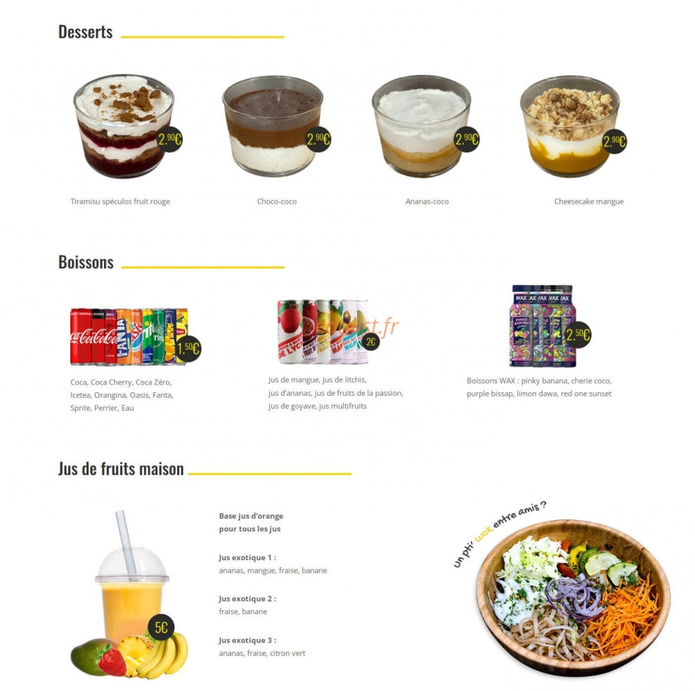 Wokami — carte page 2