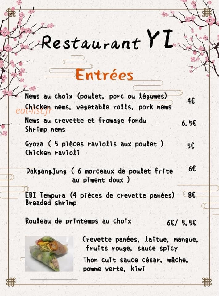 Yi — carte page 1