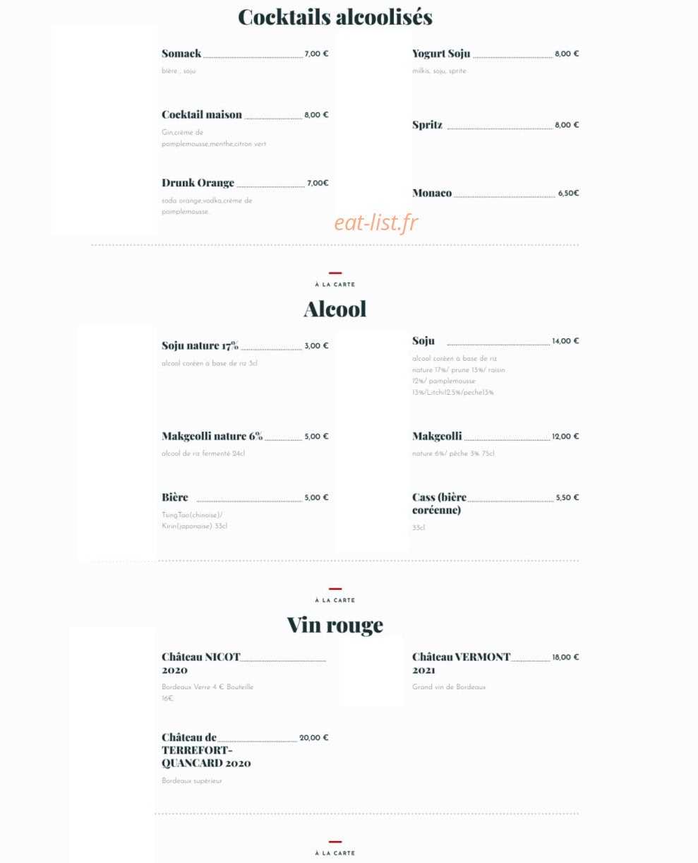 Yum Yum — carte page 3