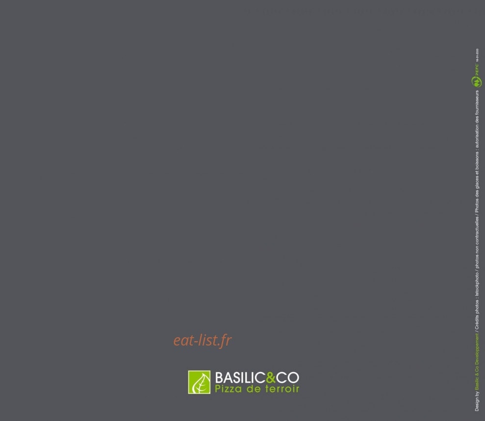 Basilic & co — carte page 16