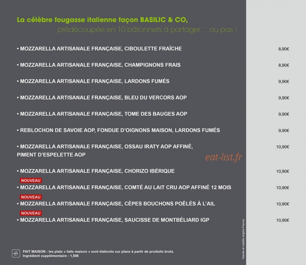 Basilic & co — carte page 7