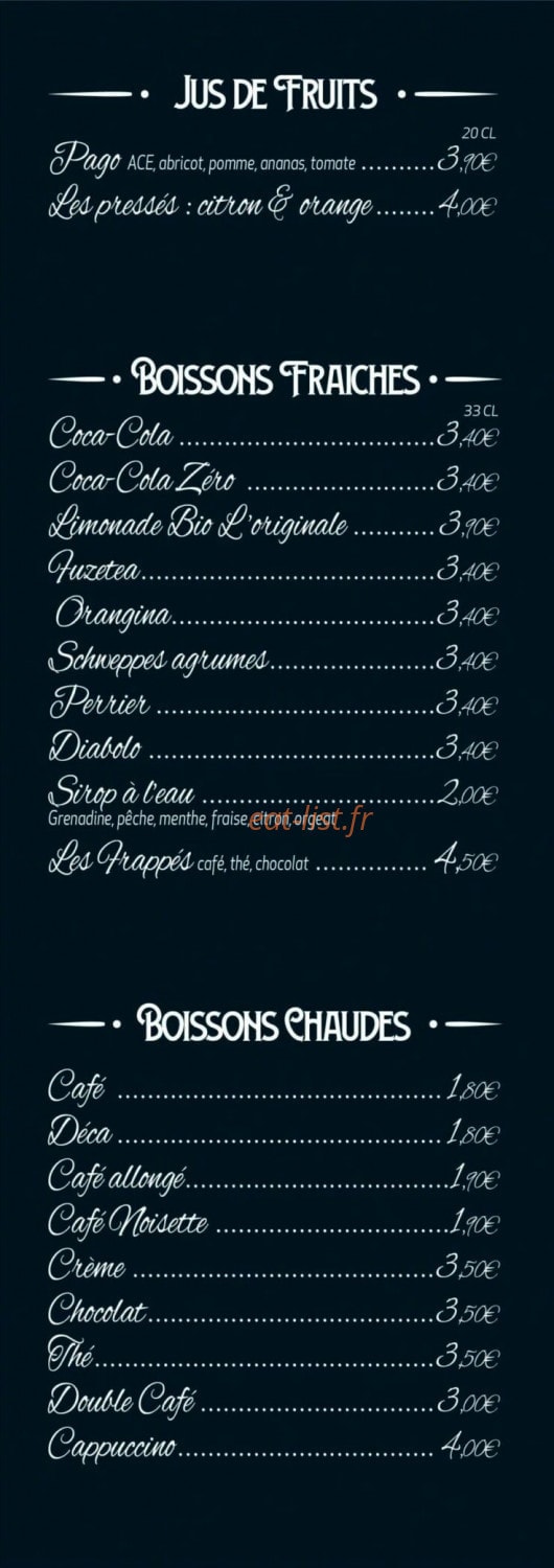 La Terrasse — carte page 5