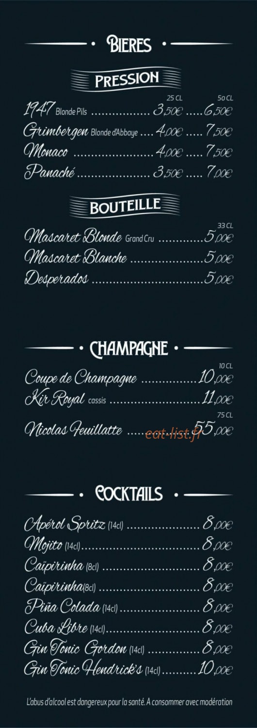 La Terrasse — carte page 6