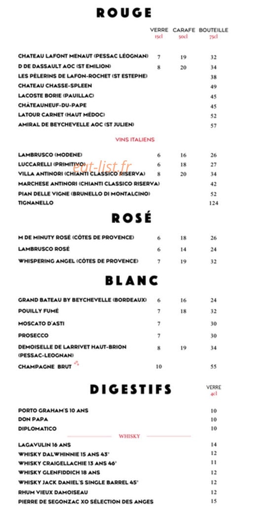 Le Murano — carte page 5