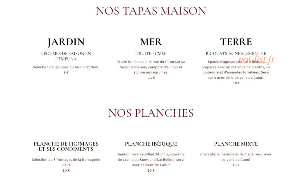 Les Frères Arnaud — carte page 1