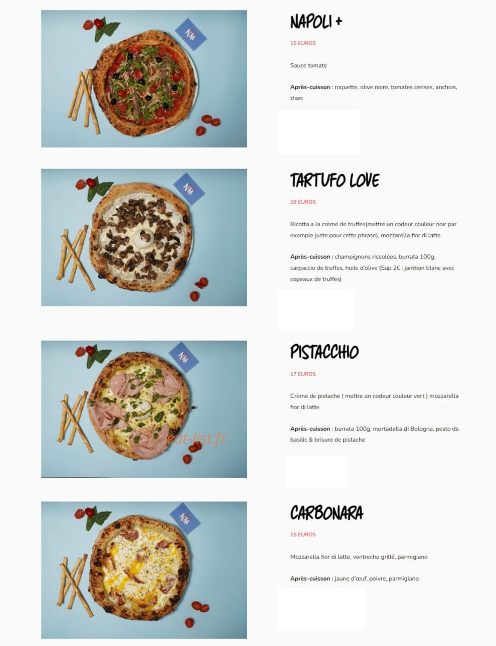 Nennella Mia — carte page 3
