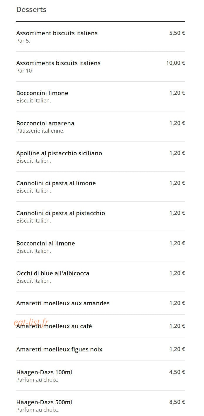 Pizza Pise — carte page 9