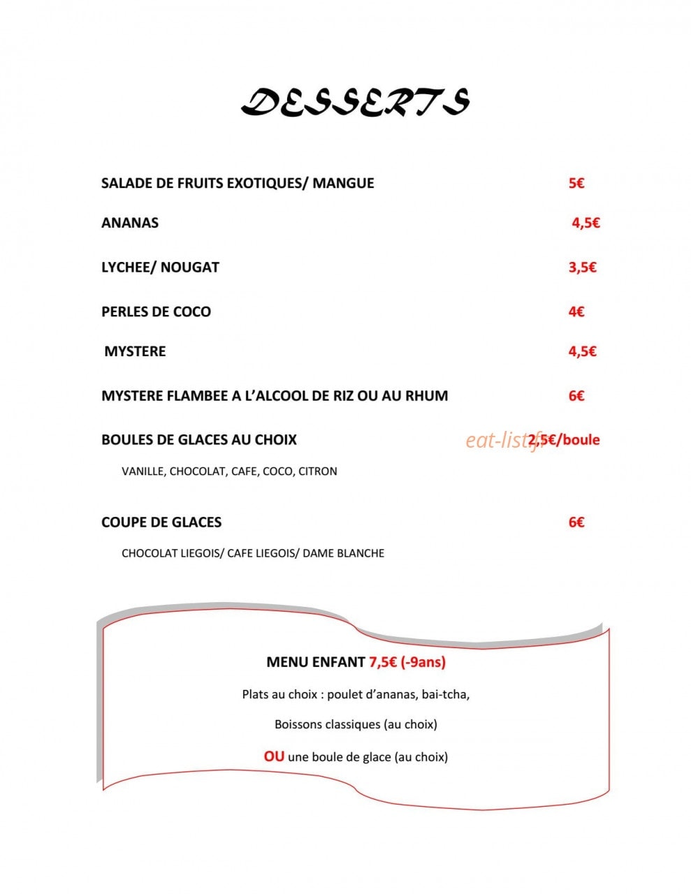 Restaurant siem reap — carte page 4