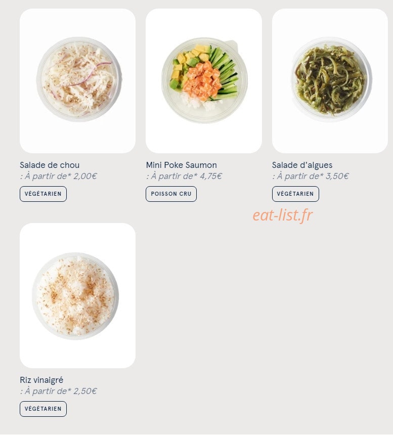 Sushi Daily — carte page 10