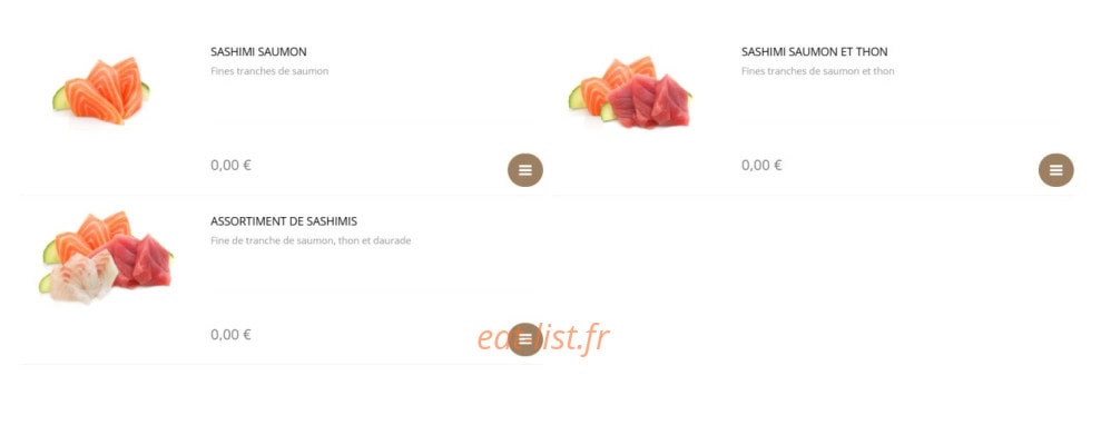 Sushi Design — carte page 15
