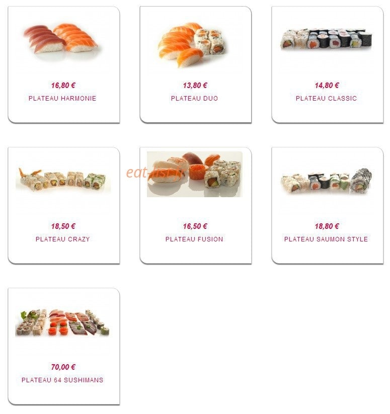 Sushiman — carte page 15