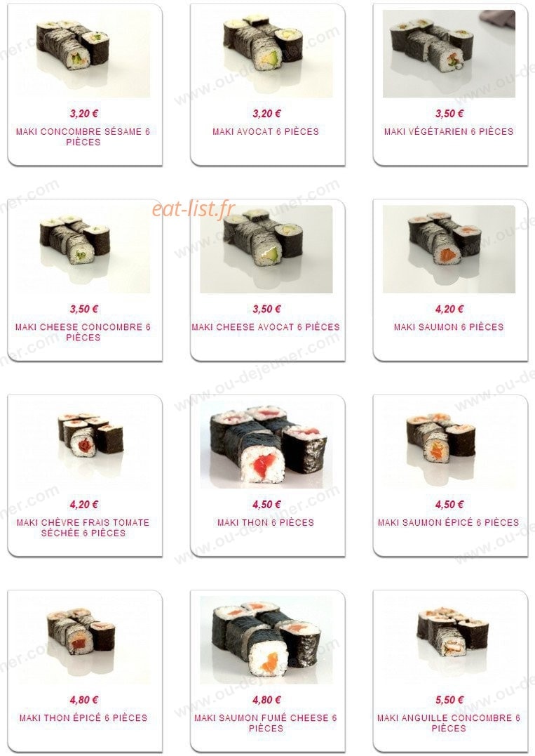 Sushiman — carte page 5
