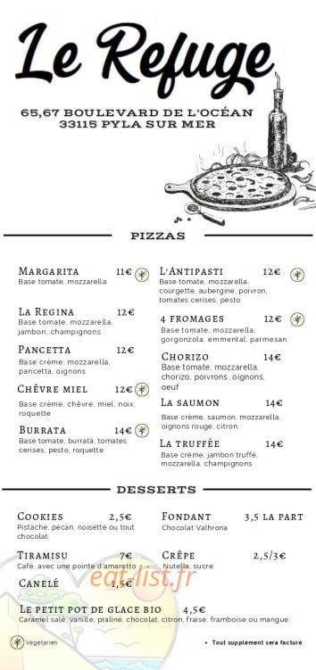 Le Refuge — carte page 1