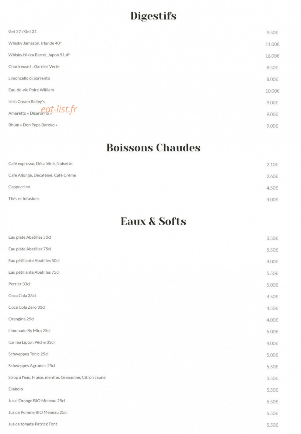 Acacia — carte page 4