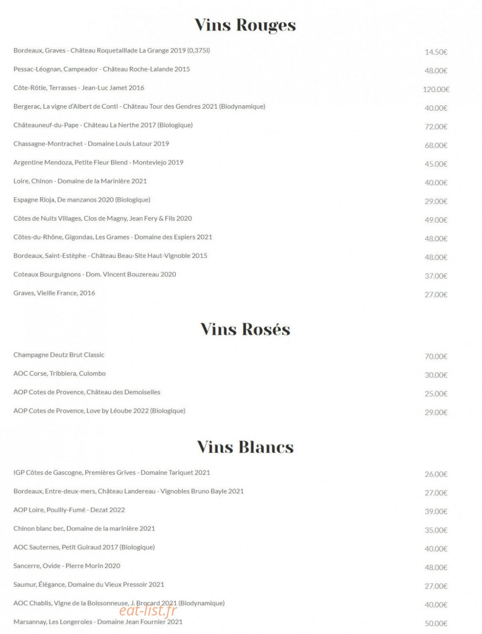 Acacia — carte page 3