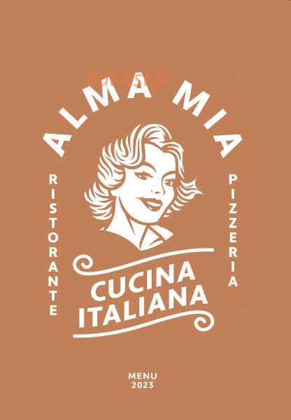 Alma Mía — carte page 1