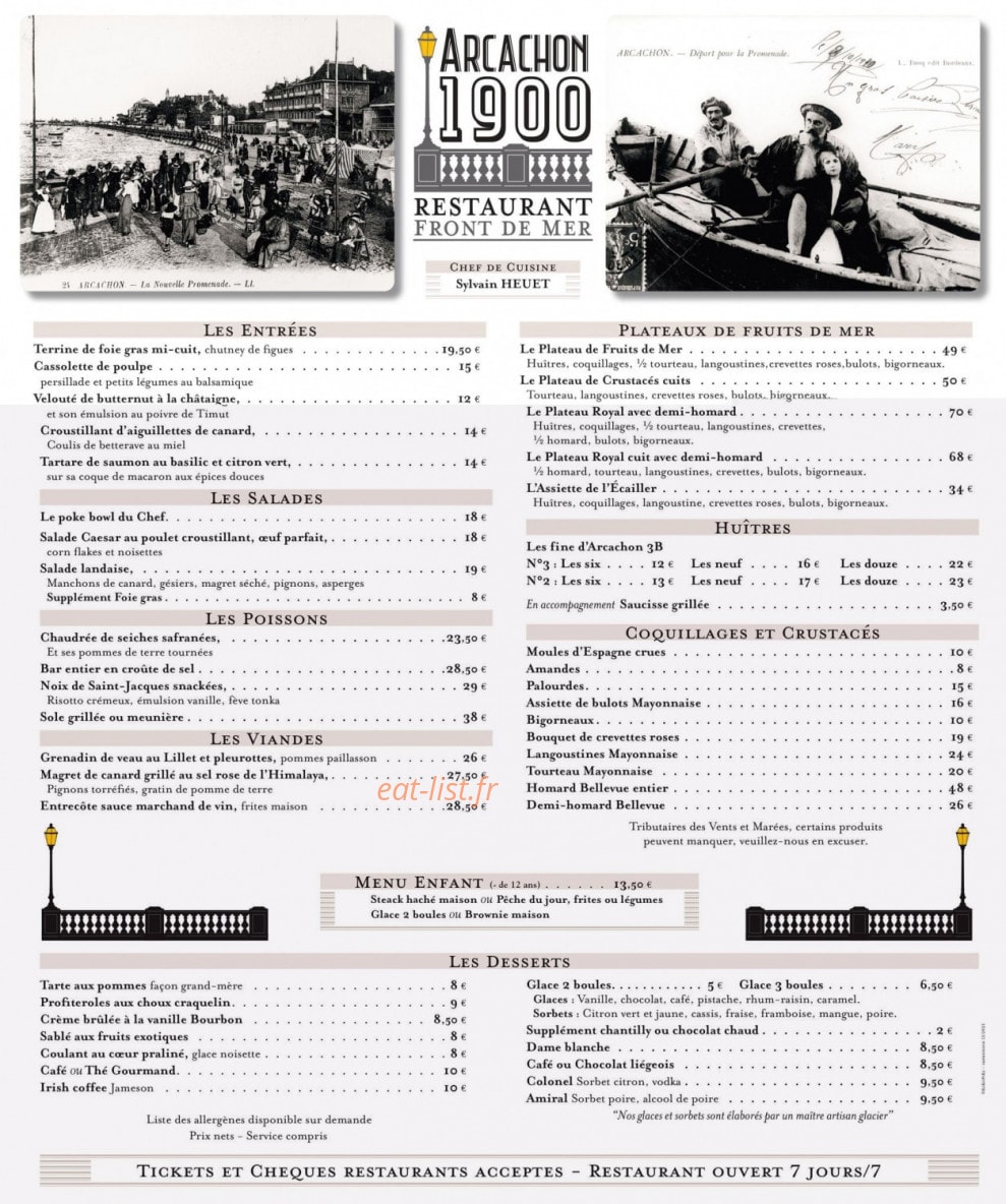 Arcachon 1900 — carte page 1