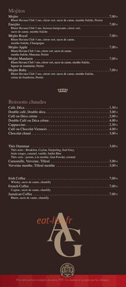 Au Gambetta — carte page 6