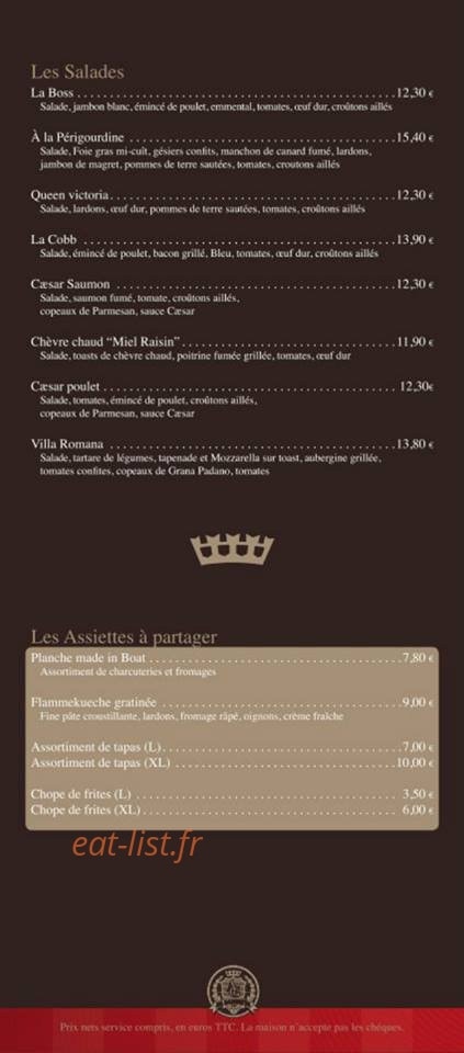 Au Gambetta — carte page 5