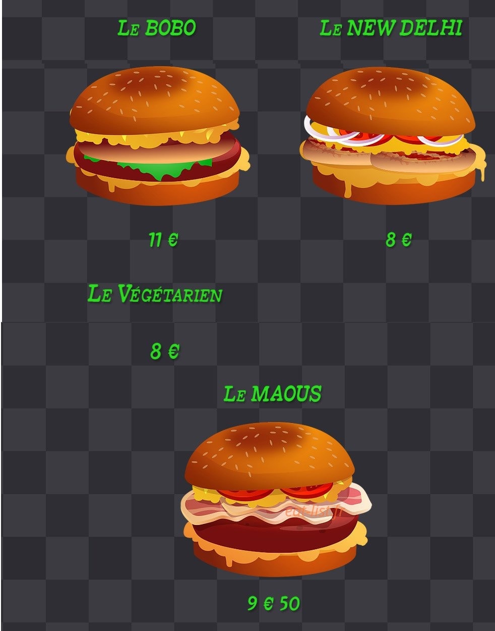Bar'Ouf — carte page 2