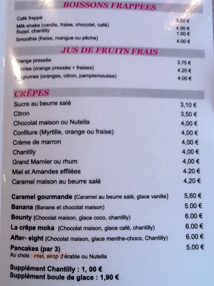 Bla Bla Café — carte page 5