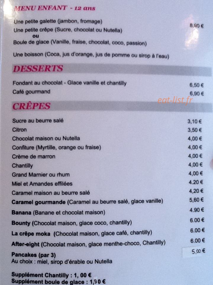 Bla Bla Café — carte page 3