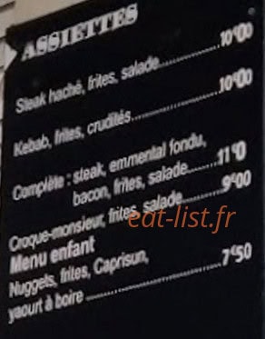 Burger & Co — carte page 1