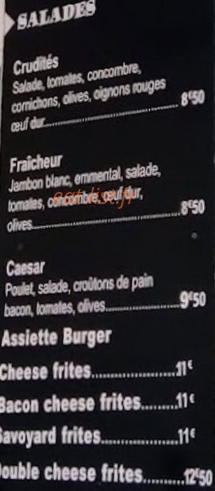 Burger & Co — carte page 2
