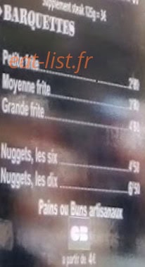 Burger & Co — carte page 5