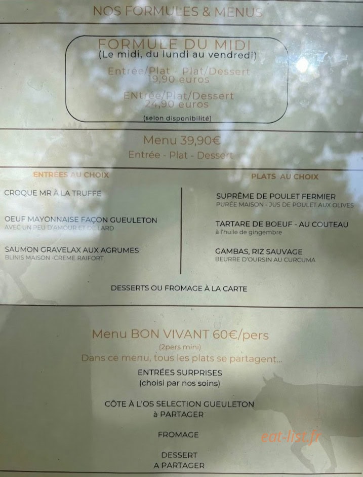 Gueuleton — carte page 2