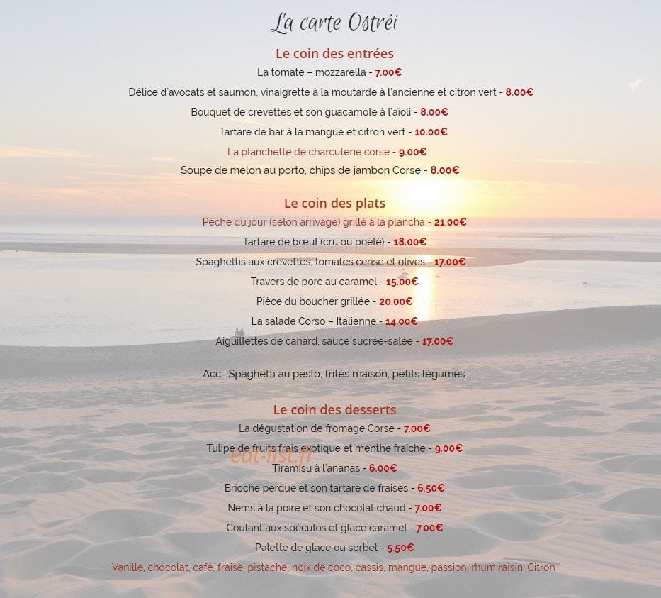 L'Ostréi — carte page 1